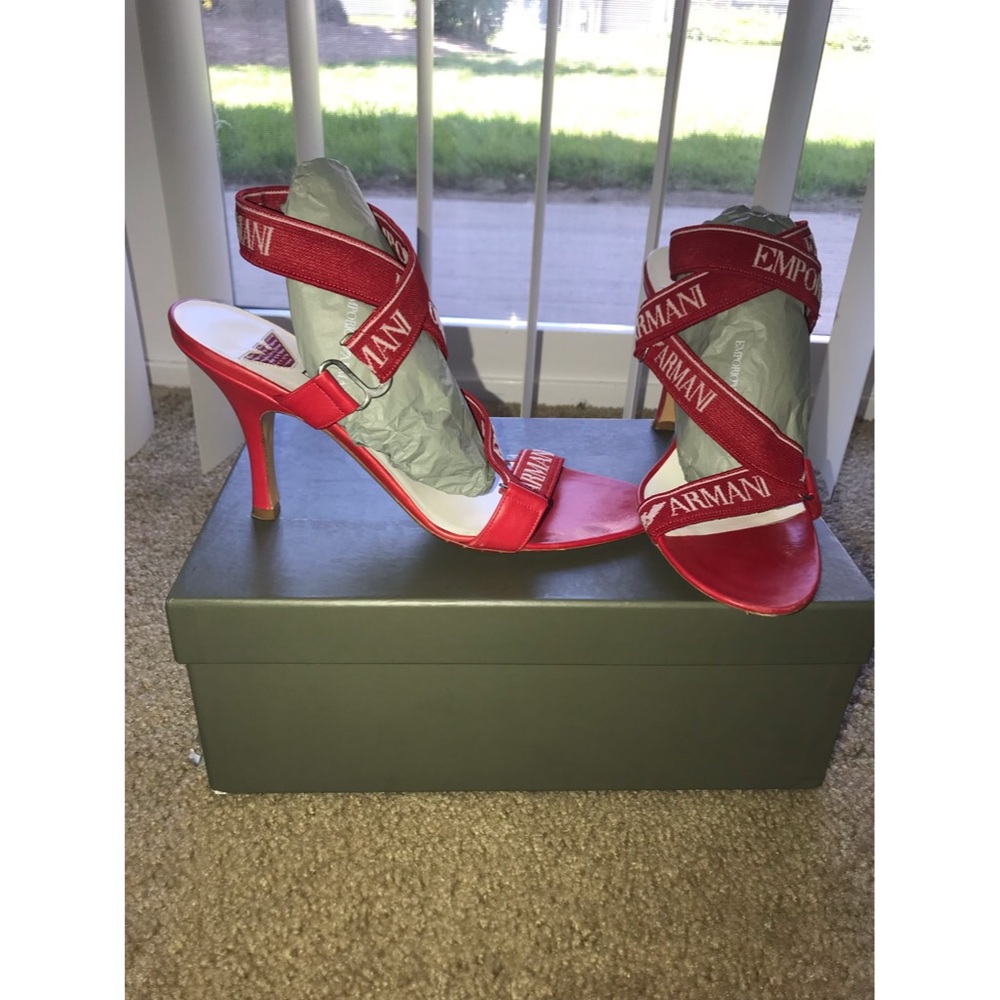 Emporio Armani sandal heels